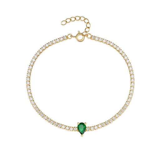 Tennis Emerald Bracelet