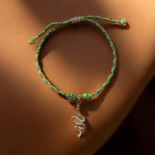 Symbol of Transformation, Intuition, and Feminine Power – 14k Solid Gold Snake Bracelet