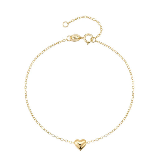 Gold Heart Bracelet