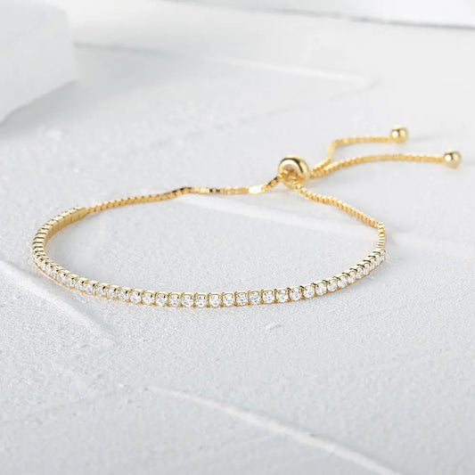 Gold Tennis Bracelet