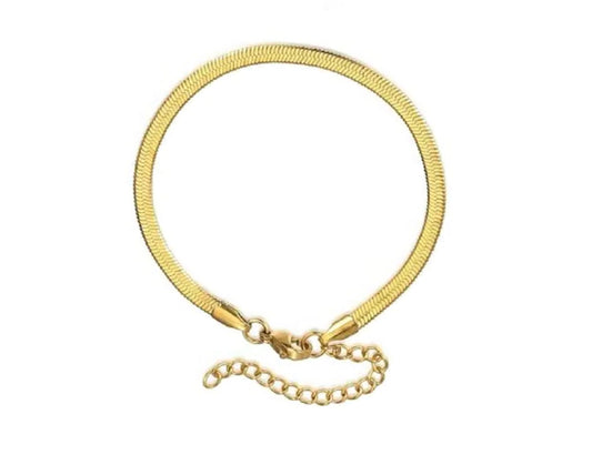 Gold Snake Bracelet