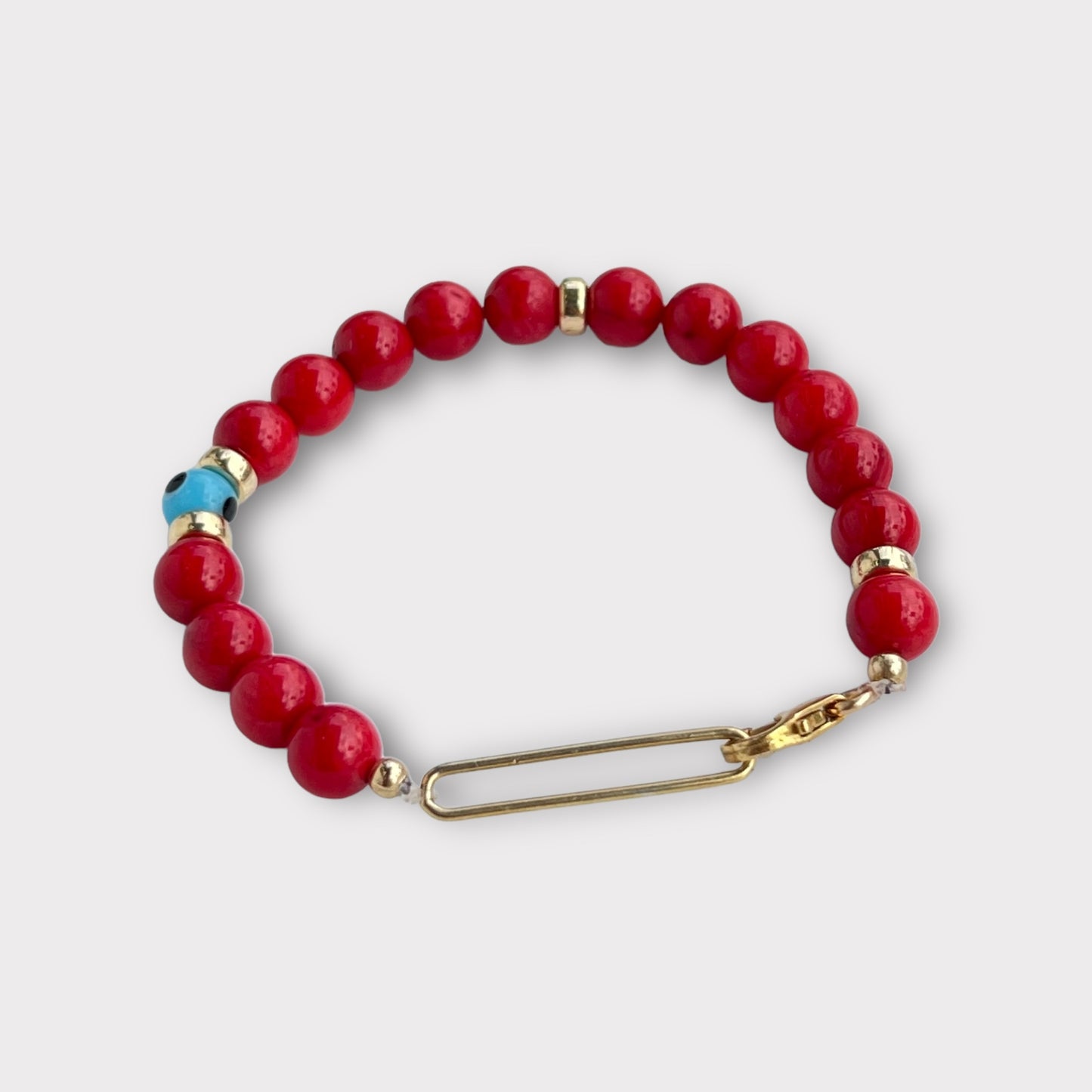 Red Gemstone Lucky Bracelet