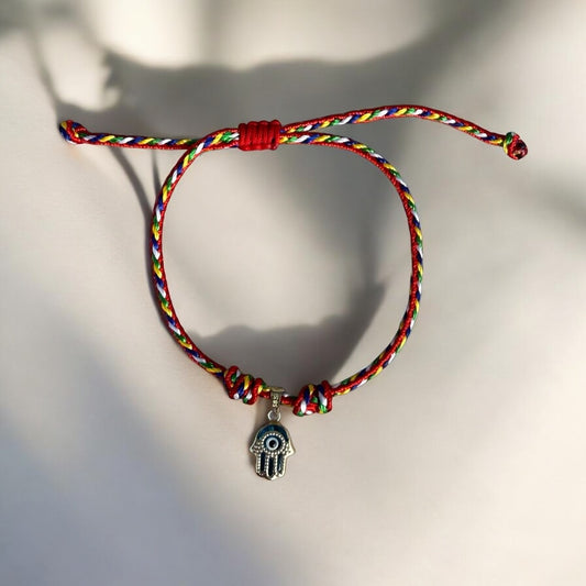 Symbol of Protection, Strength, and Spiritual Clarity – Hamsa Hand Bracelet