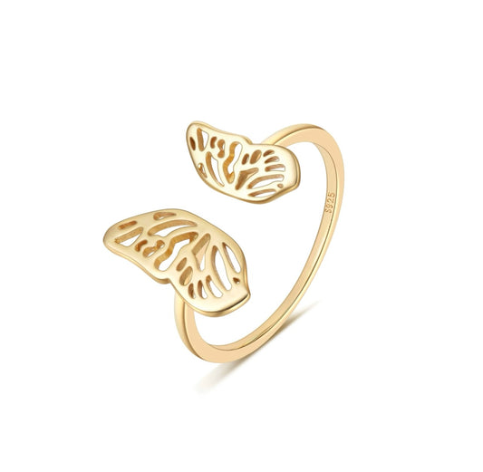 Gold Butterfly Ring