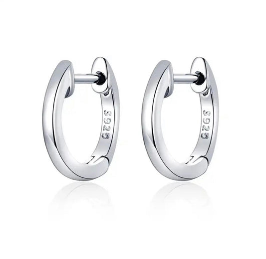 Silver Hoop Earrings