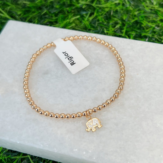 Elephant Gold Filled Bracelet