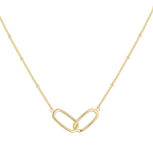 Gold Interlocking Necklace