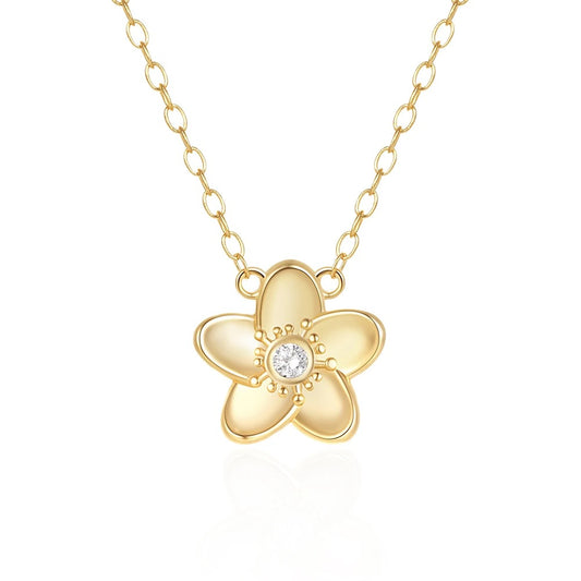 Gold Flower Necklace